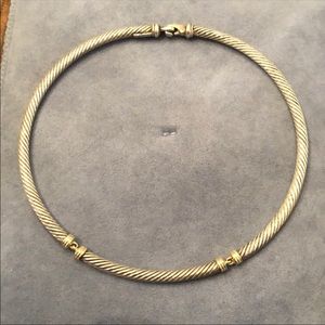 David Yurman Two Tone Choker